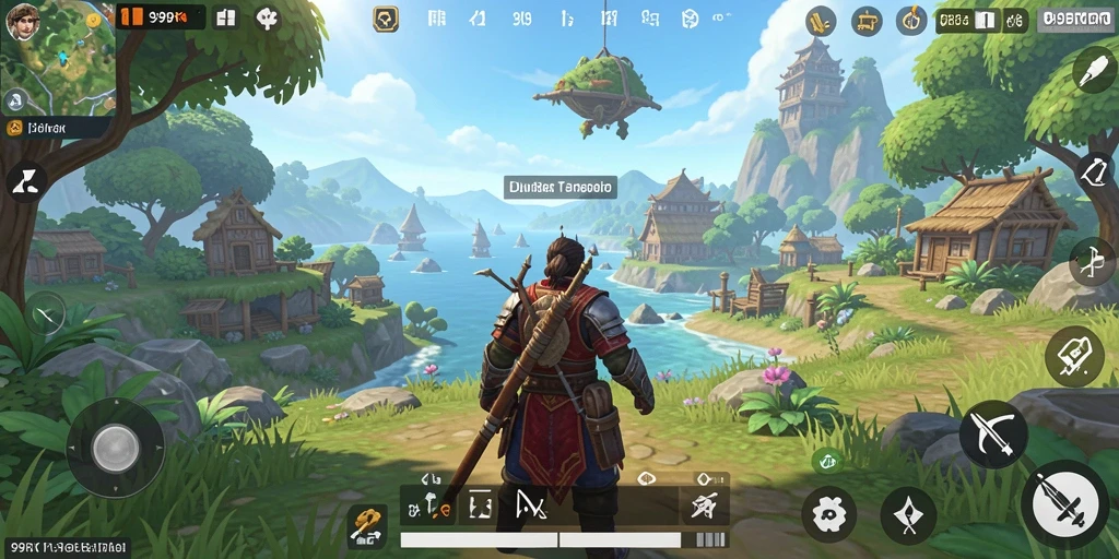 Tangkapan layar gameplay <strong>99RK</strong> menunjukkan petualangan eksplorasi yang seru.
