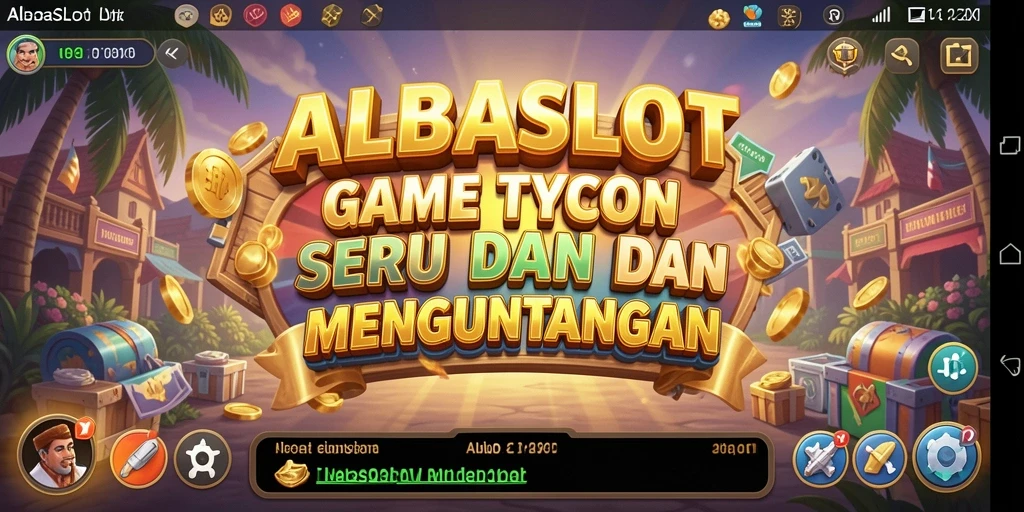 Screenshot ALBASLOT menampilkan pengalaman gaming Tycoon yang mendebarkan.