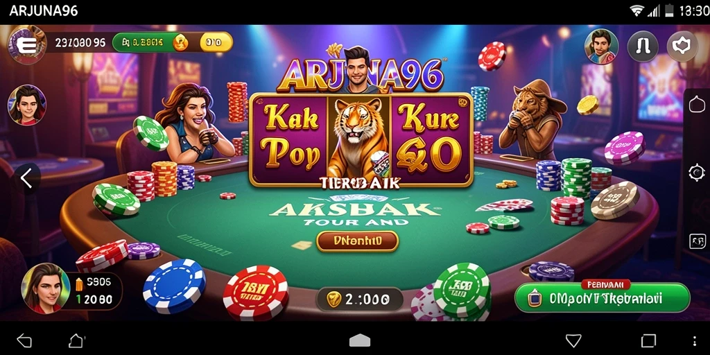 Tampilan gameplay seru di ARJUNA96 dengan berbagai pilihan permainan Kasino