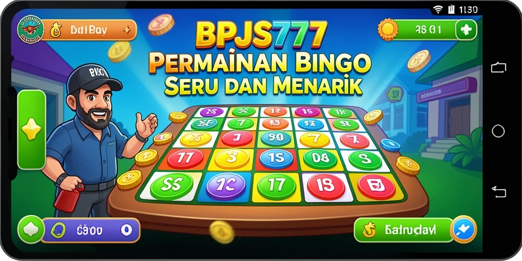 Tampilan gameplay BPJS777 yang seru dengan elemen Bingo.