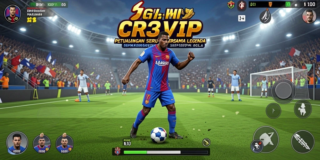 Gameplay seru CR7VIP dengan aksi mendebarkan dan tantangan menarik.