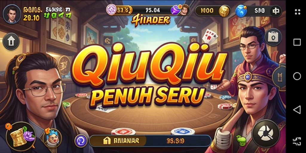Screenshot MPOID menampilkan aksi seru permainan QiuQiu.