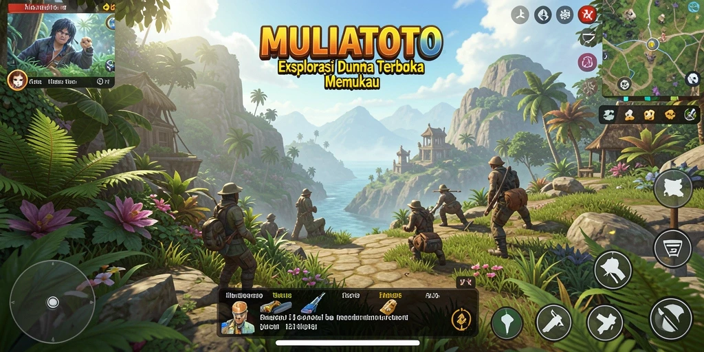 Screenshot MULIATOTO menunjukkan pengalaman eksplorasi dunia terbuka yang mengasyikkan.