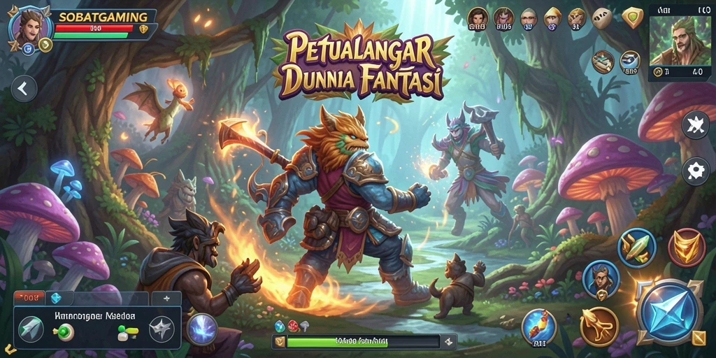 Tangkapan layar dari gameplay SOBATGAMING menampilkan aksi petualangan yang menegangkan.
